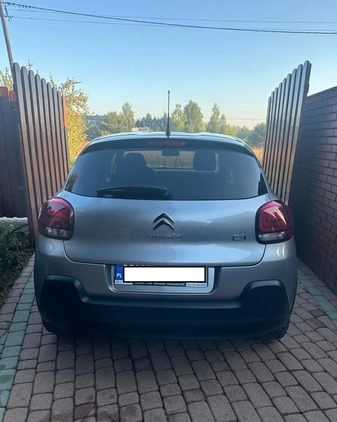 Citroen C3 cena 67700 przebieg: 9200, rok produkcji 2022 z Warszawa małe 56